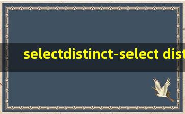 selectdistinct-select distinct count
